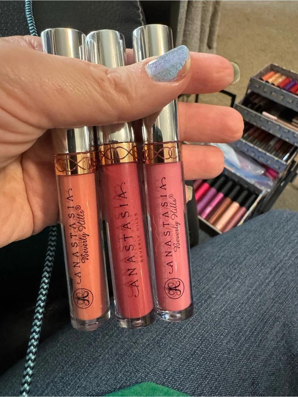 Anastasia Beverly Hills Nude & Pink Liquid Lipstick Bundle